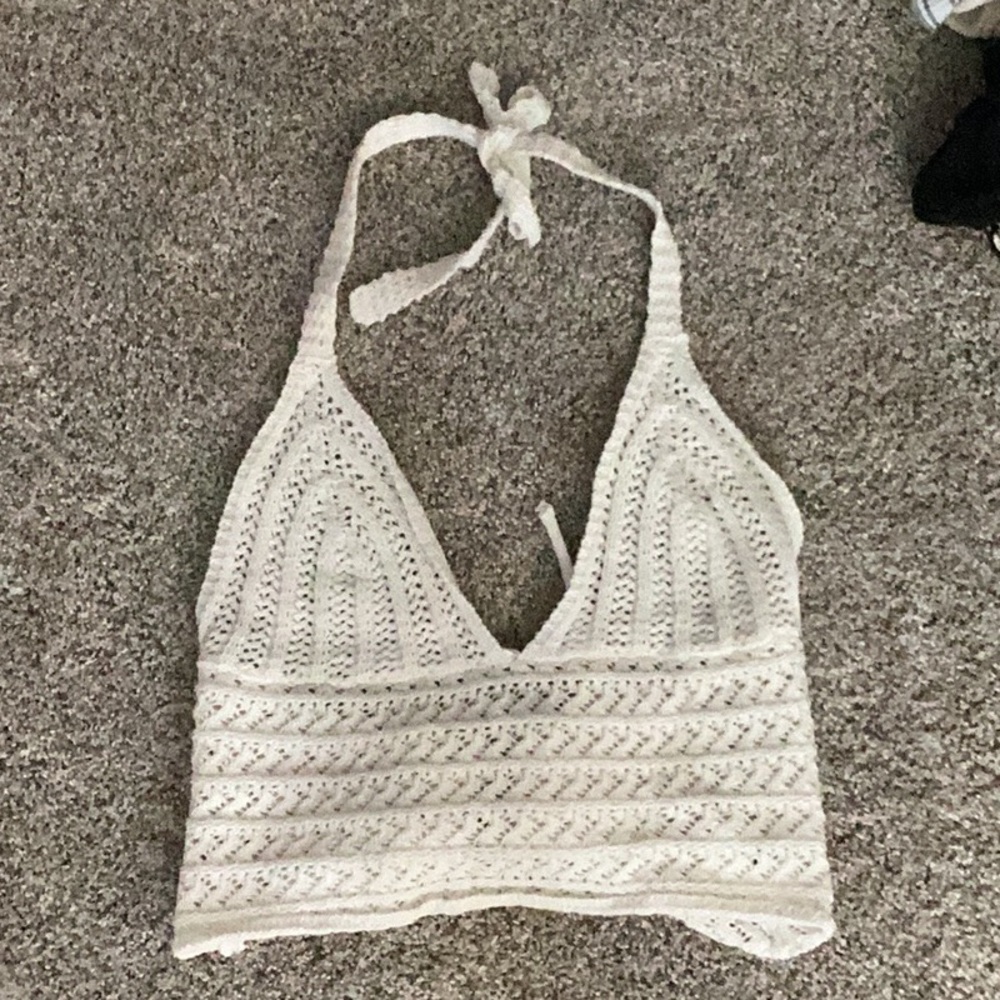 ROMWE Knit Halter Top